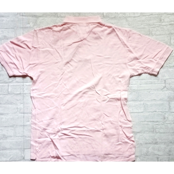 Lacoste Men's Flamingo Pink Short-Sleeve Pique Polo Shirt - Picture 9 of 15